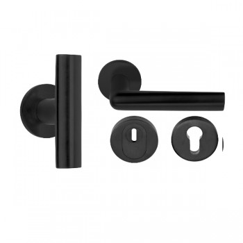 Voordeurset Piet Boon INC-07 PVD mat zwart