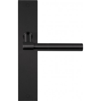 Deurkruk schild Piet Boon ONE PBL15XL/50 PVD mat zwart