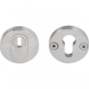 Veiligheidscilinderrozet Piet Boon PBVEIL-KT mat RVS of PVD mat goud