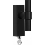 Draaikiep Piet Boon ONE afsluitbaar PBT20-DKLOCK mat zwart