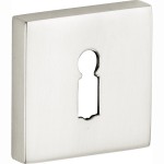 Sleutelrozet Bauhaus-Style verdekt glans nikkel