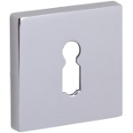 Sleutelrozet Bauhaus-Style verdekt glans chroom