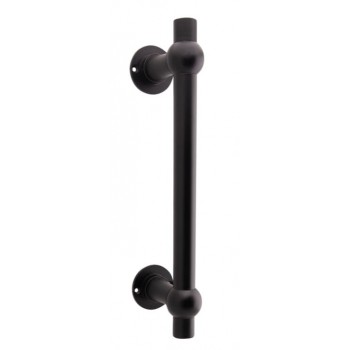 Voordeurgreep Chemin de Fer 300mm x 22mm mat zwart