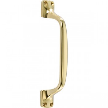 Deurgreep Elegant 95mm messing ongelakt