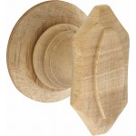 Knopkruk Sixtijn rond rozet charmehout