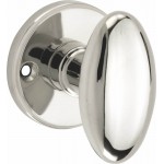 Knopkruk Ei ovaal glans nikkel