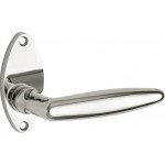 Deurkruk Dudok glans nikkel ellips rozet