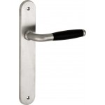 Deurkruk Baton mat nikkel ongelakt langschild