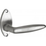 Deurkruk Dudok mat nikkel ongelakt ellips rozet