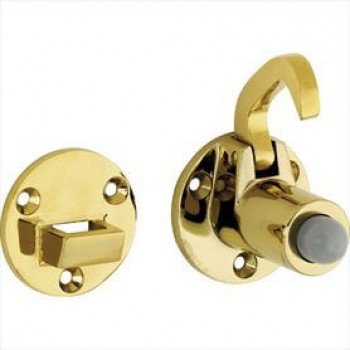 Deurvastzetter Elegant messing ongelakt Deurvastzetter Elegant messing ongelakt