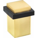 Deurbuffer Bauhaus messing gepolijst gelakt