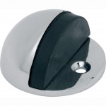 Deurbuffer halfrond glans chroom