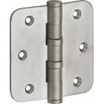 Kogellager scharnier 76x76 antiek nikkel vlak