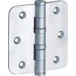 Kogellager scharnier 76x76 mat chroom vlak