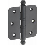 Kogellager scharnier 76x76 mat zwart bol