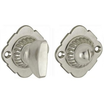 Toiletsluiting Nouveau antiek nikkel