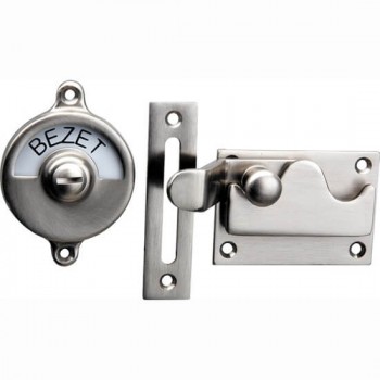 Vrij bezet overslag met bocht antiek nikkel