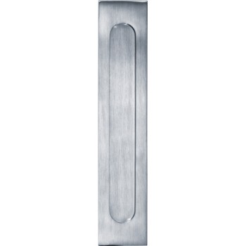 Briefplaat Verticaal mat chroom