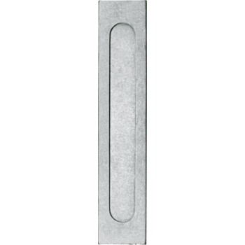 Briefplaat Verticaal antiek chroom