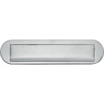 Briefplaat ovaal Mi Satori antiek chroom