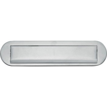 Briefplaat ovaal Mi Satori antiek chroom