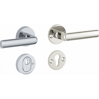 Veiligheidsset Padania Elegant glans nikkel/glans chroom KT achterdeur