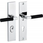 Veiligheidsset Bauhaus glans nikkel ebben/glans chroom KT achterdeur