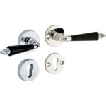 Veiligheidsset Antique ebben achterdeur op rozet