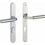 Veiligheidsset Frankfurt smal glans nikkel/glans chroom KT achterdeur