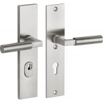 Veiligheidsset Bauhaus mat nikkel ongelakt achterdeur KT