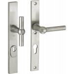 Veiligheidsset Chemin de Fer mat nikkel ongelakt voordeur KT