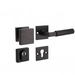 Veiligheidsset Bauhaus mat zwart voordeur KT