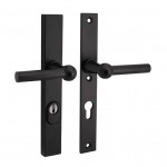 Veiligheidsset smal Chemin de fer mat zwart achterdeur KT