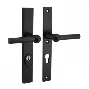 Veiligheidsset smal Chemin de fer mat zwart achterdeur KT