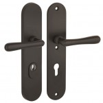 Veiligheidsset Linea mat zwart KT achterdeur