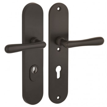 Veiligheidsset Linea mat zwart KT achterdeur