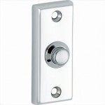 Beldrukker Elegant Ret glans chroom