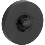 Beldrukker Vivo rond mat zwart