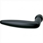 Deurkruk Dudok (gatdeel) mat zwart