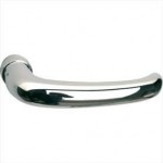 Deurkruk Halfsabel (gatdeel) glans nikkel