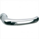 Deurkruk Halfsabel (gatdeel) glans chroom