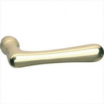 Deurkruk Linea (gatdeel) messing gepolijst gelakt