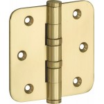Kogellager scharnier 89x89mm messing ongelakt vlak