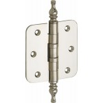 Kogellager scharnier 89x89 glans nikkel vaas