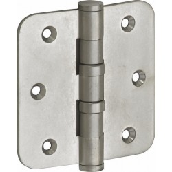 Kogellager scharnier 89x89mm antiek nikkel vlak