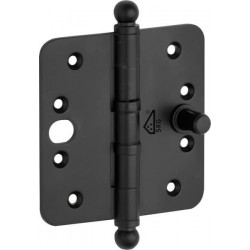 Kogellager scharnier 89x89mm mat zwart bol SKG***