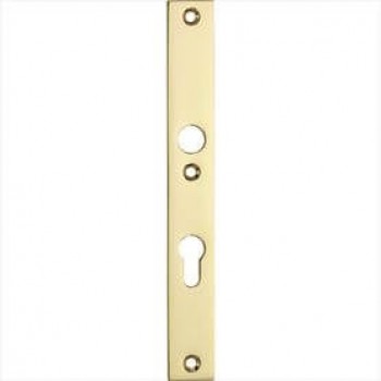 Veiligheidsschild Bauhaus smal BI messing ongelakt