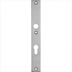 Veiligheidsschild Bauhaus smal BI mat nikkel ongelakt