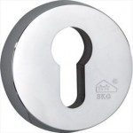 Cilinderrozet SKG Elegant BU glans chroom