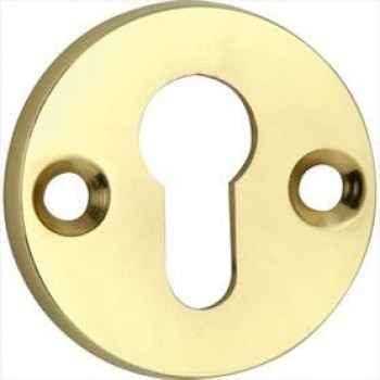 Cilinderrozet SKG Elegant BI messing ongelakt